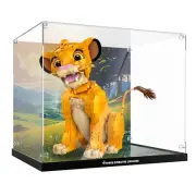 Acrylic Display Case for 43247 Young Simba The Lion King; ONLY Display Case