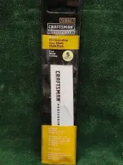 Craftsman Reciprocating Saw Blade Fast Metal Cutting 9-28927 New Pack Of 5 Blade