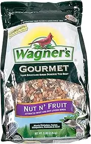 Wagner's 82072 Gourmet Nut & Fruit Wild Bird Food, 5-Pound Bag