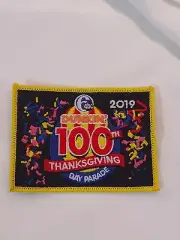 2019 100th Thanksgiving Day Parade Patch Dunkin' Donuts ABC6 Philadelphia Unused
