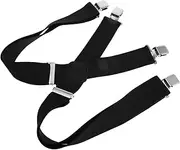 [COLLBATH] Men's X-back Braces Heavy Lift Suspenders Strong Clip Suspenders for Men Belts