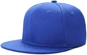 [Boolavard] Infant to Toddler Kid's Plain Structured Flatbill Snapback Cap