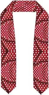 [EdWal] red white polka dot print Graduation Stole and Sash Class for Unisex Adult Honor Stole Honor Stole of 2025