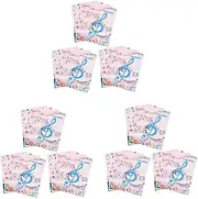 STOBOK 3sets Elegant PVC Music Note Document Holder A4 Size Double-Sided Sheet Protector Large Capacity Folder 12pcs*3