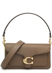 Coach Tabby 26 Leather Shoulder bag - Taupe One Size