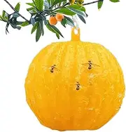 Sticky Fruit Fly Trap Ball,Fly Catcher Fruit Fly Traps | Fruit Fly and Gnat Sticky Catcher, Odorless Fly Trap for Flying Plants Trees