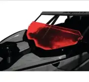 DragonFire Racing Red Windshield Light - 522034