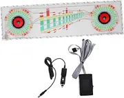 CHILDWEET 1 Set Voice Activated Music Rhythm Lamp Multi Color LED Car Ambient Lighting Auto Flashing Light Bar with Wireless Remote Control for Enhanced Interior Atmosphere