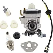 HURI Carburetor for TTB2226 Mitsubishi TL26 VICTA Whipper Snipper Trimmer Carburettor Fuel line Filter Spark Plug Kit (AU Shipping)
