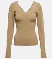 [Extreme Cashmere] Extreme Cashmere N°253 Lady cashmere-blend sweater One Size beige
