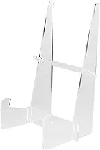 FELTECHELECTR Acrylic Recipe Book Stand Multi Functional Kitchen Holder for Cooking Books Recipe Display and Desk Organization Break Resistant Design for Home Office Use