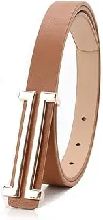 [PALAY] Fashion Leather Belt for Women Simple Slim Belt Buckle Waist Belt for Dresses Pants Jeans Belt