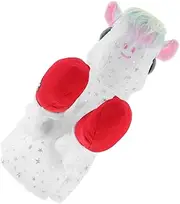 Plush Cartoon Unicorn Hand Puppet with Sound Effects Interactive Retractable Boxing for Engaging Storytelling and Wildlife Education for Playtime and Imagination