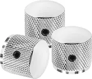 VINTORKY 3pcs Volume Tone Control Knobs for Electric Guitar Bass Durable Potentiometer Caps Easy Installation Sturdy Design Replacement Guitar Accessories