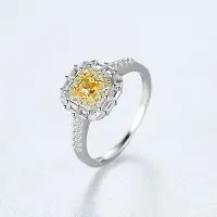在飛比找樂天市場購物網優惠-鋯石戒指925純銀銀飾-韓國時尚雙色金寶石女飾品v1aa29