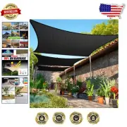 Stylish 6' x 21' Black HDPE Shade Sail - Perfect for Outdoor Spaces and Events