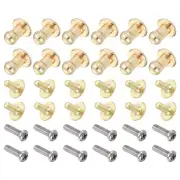 Mini Drawer Pulls 4mm/0.16" 36Pcs Zinc Alloy Mini Round Head Knobs Pull Handle