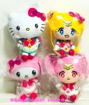Sailor Moon Eternal x My Melody Sanrio Plush Doll 4pcs Set 8.6" 22cm BANPRESTO