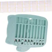 KALLORY Daily Schedule Planner for Boys and Management Punch Card Chart Reward Chart for Boys and Girls