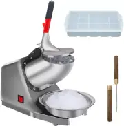 Shaved Ice Machine Snow Cone Machine Ice Crusher with Stainless Steel Blade Kitc