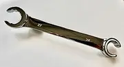 Underfloor Heating Manifold Spanner, 27/24mm Double-Ended, for Flow Meter and Eurocone Adjustment