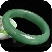 [SHASIGI] Genuine Green Aventurine Jade Bangle Bracelet for Women Good Luck Protection Authentic Anxiety Chakra Healing Crystal Health Energy Real Gemstone Handmade Charm Gifts Jewelry