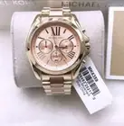 New Michael Kors MK6359 Bradshaw Two-Tone Chronograph Dial Analog Women's Watch