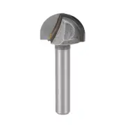 Router Bit 1/4" Shank 3/4" Cutting Dia. Core Box 2 Flutes Carbide Cutter Tool