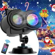 Christmas Projector Light Outdoor Laser Lamp Landscape Xmas Party+Remote Control