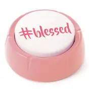 Is Gift The Millennial Button Party Game/Toy w/ 10 Different Sound/Noise Pink