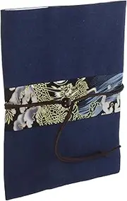 OFFSCH Handmade Cloth Book Cover Protective Book Sleeve Stylish Book Protector for Notebooks Beautiful Pattern Sleeve for Book Lovers for