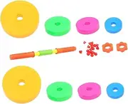 Abaodam 1Set Adjustable Weight Barbell Set for Dumbbells for Fitness Training Fillable with Water Engaging Design for Fun Workouts