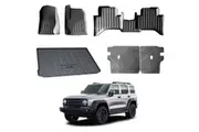 Heavy Duty Car Floor Boot Liner Back Seats Protector Kick Mats Cover for GWM Tank 300 2023-2025 Car Trunk Cargo Mat