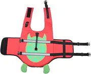 WOONEKY Ergonomic Puppy Life Vest Pet Swimming Vest Reflective Strip Summer Vest