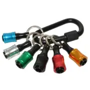 1/4inch Hex Shank Aluminum Alloy Screwdriver Bits Holder Extension Bar Drill ...