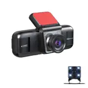 1080P 4 Lens Car DVR Dash Cam Video Recorder 4 Channel Cameras Parking Monitor (for: Porsche)