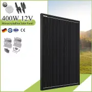 12V 400W Solar Panel Kit Mono 400 Watt Home RV Caravan Camping Battery Charging