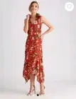 NEW - Liz Jordan Size 10 Floral Print Wrap Front Dress - RRP $169.99