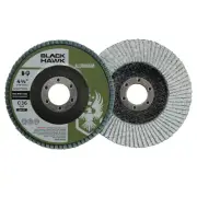 50 Pack - 4.5" x 7/8" BHA 60 Grit Stearate Coated Flap Discs for Aluminum T29