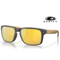 在飛比找momo購物網優惠-【Oakley】奧克利 HOLBROOK 24K水銀鍍膜偏光