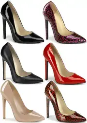 Devious SEXY-20 Sexy Night Club Leopard Print Stiletto 5 Inch High Heel Pump