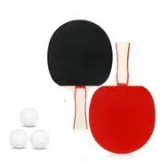 Ozoffer 2 Players Table Tennis Ping Pong Set Includes 2 Rackets And 3 Balls