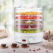 5-Tier Food Dehydrator Machine Fruit Meat Dryer Temperature & Time Adjustable