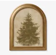 Christmas Tree Framed Wall Art Threshold designed with Studio McGee NWT