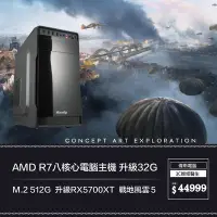 在飛比找Yahoo奇摩拍賣-7-11運費0元優惠優惠-【偉斯電腦】AMD R7八核心電腦主機 升級32G M.2 