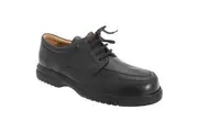 Roamers Mens Superlite Wide Fit Mudguard Tie Leather Shoes (Black) - UTDF120