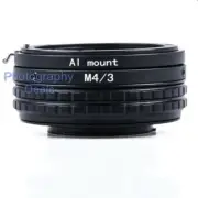 Adjustable Focus Helicoid Macro Tube adapter for Nikon AI Lens to Micro 4/3 M4/3