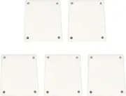 [KESOTO] 5-in-1 Clear Magnetic Photo Frame Magnets for Refrigerator Mini 3 Inch for Fujifilm Polaroid Instant Camera Mobile Printer Photos Pictures