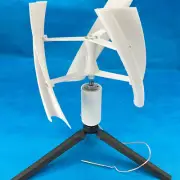 DIY Spiral Blade Wind Turbine Generator Vertical Axis Energy Wind Generator