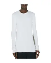 Ann Demeulemeester Greg Slim-Fit Long Sleeved T-Shirt XL White